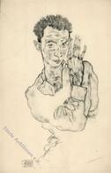 Schiele, Egon Portraite Künstler-Karte I-II - Ohne Zuordnung