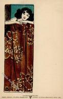 Phillip U. Kramer Serie V/9 Jugendstil Künstler-Karte I-II Art Nouveau - Unclassified