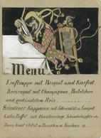 Speise-Karte Handgemalt 1910 I-II - Sonstige & Ohne Zuordnung
