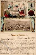 SUCHARD - Cacao Werbe-Litho APPENZELL I - Advertising