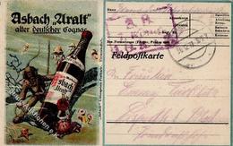 Werbung Asbach Uralt Feldpostkarte 1917 I-II Publicite - Publicidad