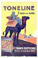 Werbung Auto Toneline Huile Pour Autos Werbe AK I-II Publicite - Advertising