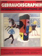 Werbung Buch Gebrauchsgraphik International Advertising Art 1930 6 Ausgaben Gebunden Sehr Viele Abbildungen II Publicite - Werbepostkarten