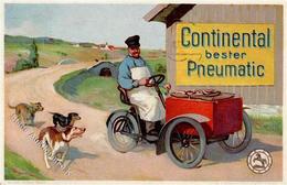 Continental Pneumatic Hunde  Werbe AK 1911 I-II Chien - Reclame