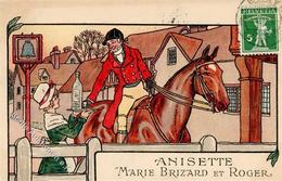 Alkoholwerbung Anisette Marie Brizard Et Roger Werbe AK 1912 I-II - Publicité