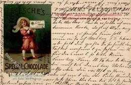 Schokolade Felsches Special Schokolade  Werbe AK 1905 I-II - Publicidad