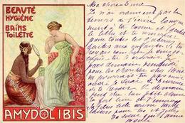 Werbung Kosmetik Amydol Ibis Werbe AK 1904 I-II Publicite - Publicidad