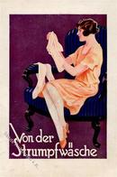 Werbung Kosmetik Persil Henkel Von Der Strumpwäsche Faltblatt I-II Publicite - Werbepostkarten