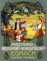 Landwirtschaft Egnach Thurgau CH Broschüre Mosterei & Obstexport Genossenschaft I-II Paysans - Exhibitions