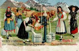 Landwirtschaft Maschine Pump Separator Von Roth's Central Molkerei Bureau I-II Paysans - Exposiciones