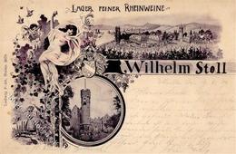 Wein Eltville (6228) Lager Feiner Rheinweine Ansichtskarte 1901 I-II Vigne - Expositions