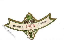 Wein Weinetikett Riesling 1904 KEINE AK I-II Vigne - Ausstellungen