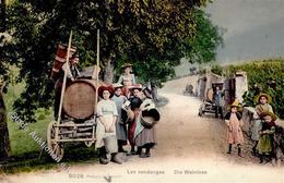 Wein Weinlese 1906 I-II (Eckbug) Vigne - Expositions