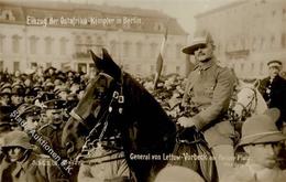 Berlin (1000) Einzug Der Ostafrika Kämpfer Foto AK I-II - Ausstellungen