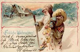 WEIHNACHTSMANN - Frühe Litho 1902 I-II - Kerstman