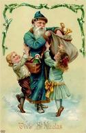 Weihnachtsmann Kinder Spielzeug  Prägedruck I-II Pere Noel Jouet - Santa Claus