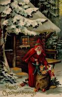 Weihnachtsmann Spielzeug  Prägedruck I-II Pere Noel Jouet - Santa Claus