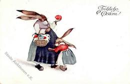 Hase Personifiziert Ostern 1917 I-II Paques - Other & Unclassified