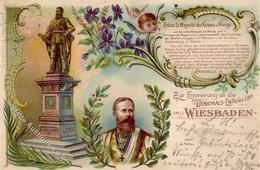 Adel Preußen Kaiser Friedrich III Lithographie 1897 I-II - Familles Royales