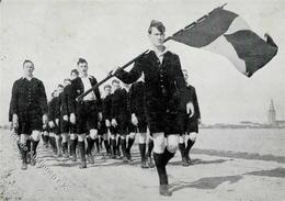 MÜNCHEN - Hundertschaft KOLPINGS Wandernde Geselllen Rückt In München Vor 1935 I-II - Events