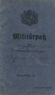 WK I Dokumente Militärpass Masch.-Gew, Kompagnie 8. Inf. Regiment I-II - War 1914-18