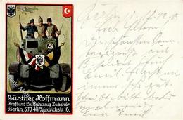 WK I Kraft U. Luftfahrzeug Zubehör Günther Hoffmann Werbe-Karte 1915 I-II - War 1914-18
