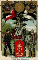 Regiment Altenburg (O7400) Nr. 153 8. Thüring. Inf. Regt. Prägedruck I-II - Regimientos