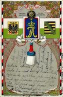 Regiment Chemnitz (O9000) Nr. 104 5. Kgl. Sächs. Kronprinz Inf. Regt. II (fleckig, Stauchung) - Regimente