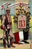 Regiment Freiburg (7800) Nr. 113 5. Bad. Inf. Regt. II (fleckig, Abgestoßen) - Régiments
