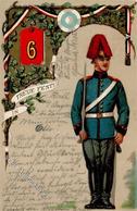 Regiment Fürth (8510) Nr. 6    Prägedruck I-II - Régiments