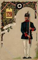 Regiment Graudenz Nr. 129 3. Westpr. Inf. Regt. Prägedruck I-II - Régiments
