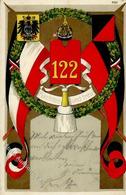 Regiment Heilbronn (7100) Nr. 122 4. Württ. Inf. Regt. I-II (fleckig) - Regiments