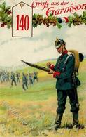 Regiment Hohensalza Nr. 140 Infanterie Regt. Garnison II (fleckig, Marke Entfernt) - Regiments
