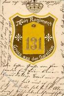 Regiment Longeville (25330) Frankreich Nr. 131 2. Lothr. Inf. Reg. Garnison Prägedruck I-II (fleckig) - Regimenten