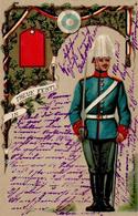 Regiment München (8000) Prägedruck II (fleckig, Kl. Riss) - Regimenten