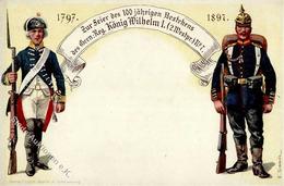 Regiment Nr. 7 Gren. Regt. König Wilhelm I.    II (Ecken Abgestoßen) - Regimenten