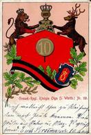Regiment Stuttgart (7000) Nr. 119 Gren. Regt. Königin Olga       II (fleckig, Abgestoßen) - Regimente