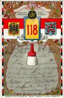 Regiment Worms (6520) Nr. 118 4. Grossherz. Hess. Infanterie Rgmt. II (Eckbug) - Regimente