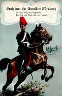 Regiment Würzburg (8700) Nr. 2    1915 I-II (Eckbug) - Regiments