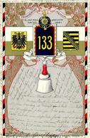 Regiment Zwickau (O9500) Nr. 133 9. Königl. Sächs. Inf. Regt. I-II (fleckig) - Regiments