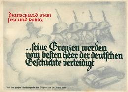 SUDETENLANDBEFREIUNG 1939 WK II - Deutschland Steht Fest Und Ruhig! Ecke Gestoßen II - Weltkrieg 1939-45