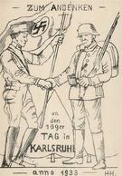 Propaganda WK II 109'er Tag Karlsruhe (7500) I- - War 1939-45