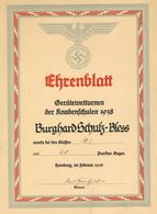Propaganda WK II Ehrenblatt Gerätewettturnen II - Weltkrieg 1939-45