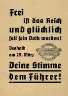 Propaganda WK II Flugblatt 10,5 X 14,8 Cm - War 1939-45