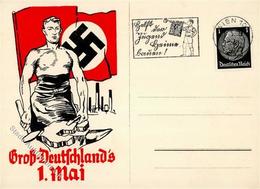 Propaganda WK II Großdeutschlands 1. Mai  Künstlerkarte I-II - War 1939-45