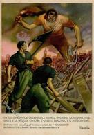 Propaganda WK II Italien Künstlerkarte I-II - War 1939-45