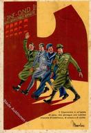 Propaganda WK II Italien Künstlerkarte I-II (fleckig) - Guerra 1939-45
