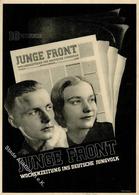 Propaganda WK II Junge Front Wochenzeitung Werbe AK I-II - War 1939-45