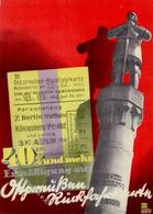 Propaganda WK II Ostpreußen Rückfahrkarte I-II - Weltkrieg 1939-45
