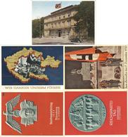 Propaganda WK II Und Reichsparteitag Lot Mit 5 Ansichtskarten - War 1939-45